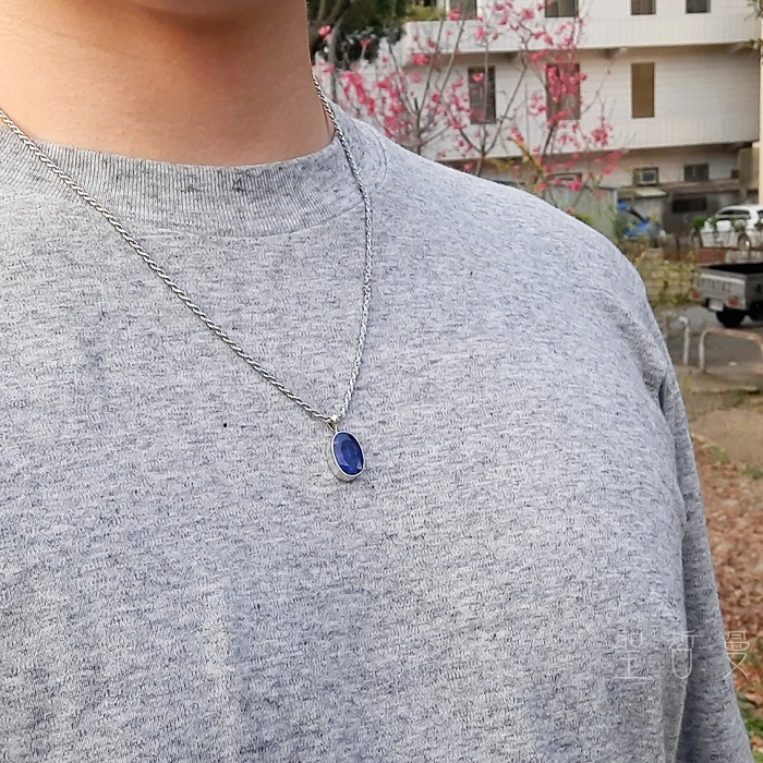 土桑展精選：丹泉石925銀墜0301-5號 Tanzanite 項鍊/吊墜 協助我們找到靈魂的方向，提升與生俱來的能量_4