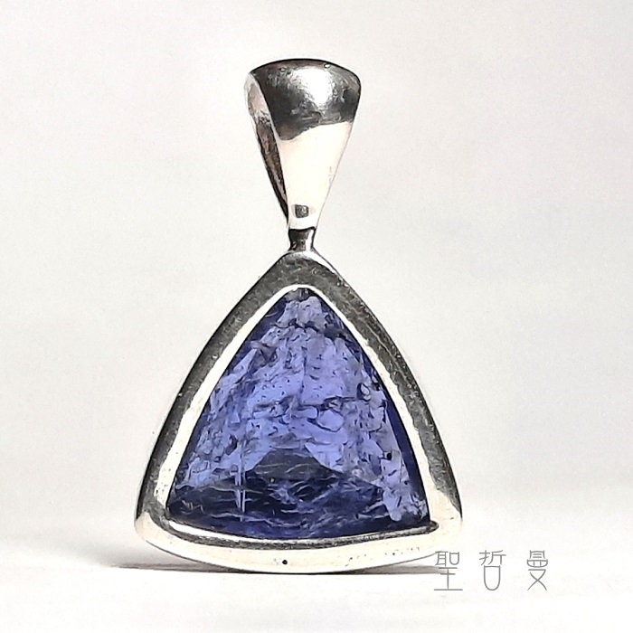 土桑展精選：丹泉石925銀墜0301-8號 Tanzanite 項鍊/吊墜 協助我們找到靈魂的方向，提升與生俱來的能量_1