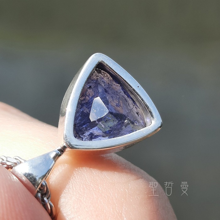土桑展精選：丹泉石925銀墜0301-8號 Tanzanite 項鍊/吊墜 協助我們找到靈魂的方向，提升與生俱來的能量_8