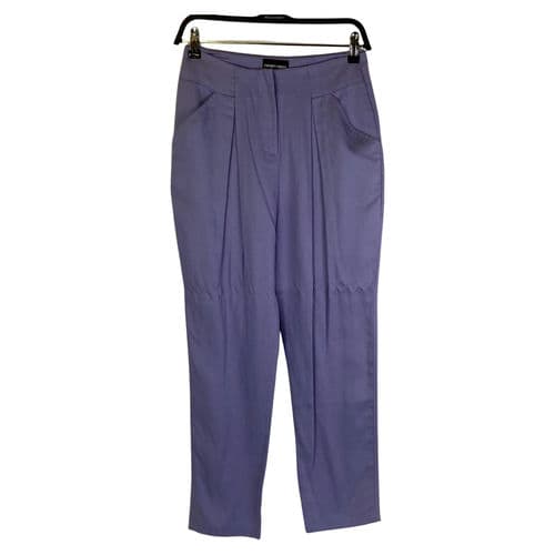 【環球桃園A8店】EMPORIO ARMANI/直筒褲/40/J2P01T J9801