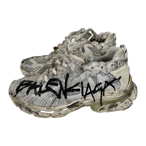 【逢甲福星店】BALENCIAGA/低筒運動休閒鞋/UK5/772767