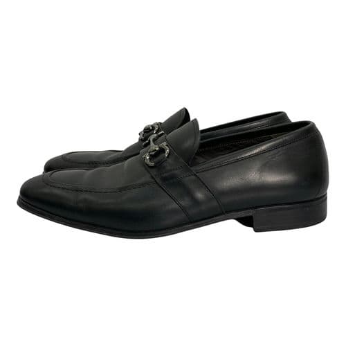 【台中一中店】Salvatore Ferragamo/商務皮鞋/US61/2/37534