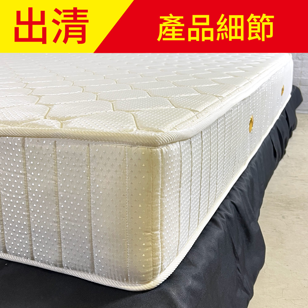 【LooCa】抗菌銀觸媒蜂巢式獨立筒床墊-雙人加大6尺★好康福利品(請詳閱商品頁)_3