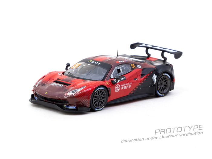 TARMAC WORKS 1/64 法拉利 Ferrari 488 GT3 Macau GT Cup 2022 T64-072-22MGP51_1
