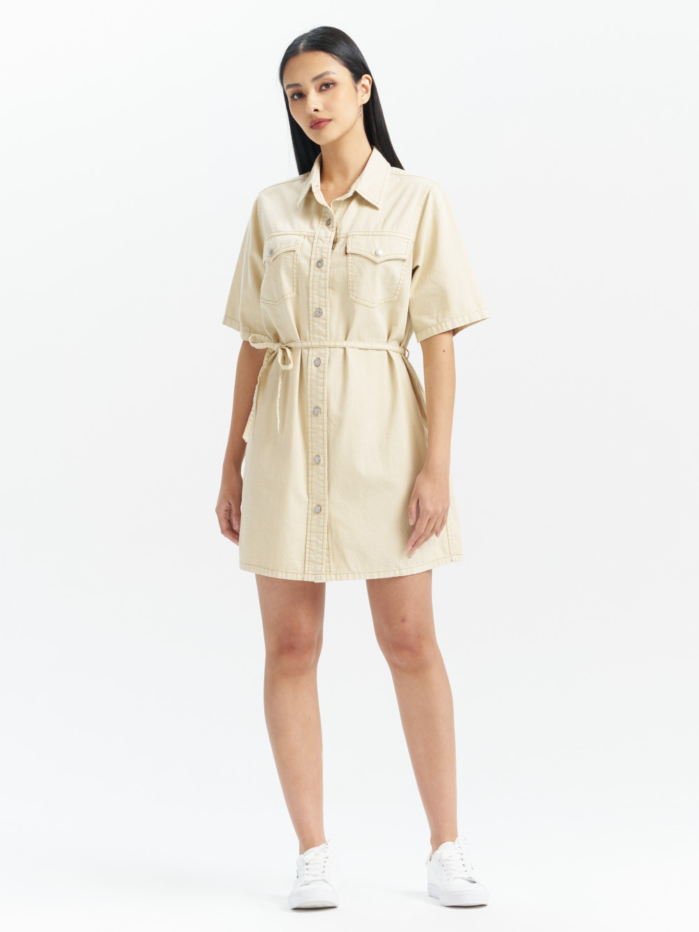 女款 連身洋裝 工裝風洋裝 人氣新品