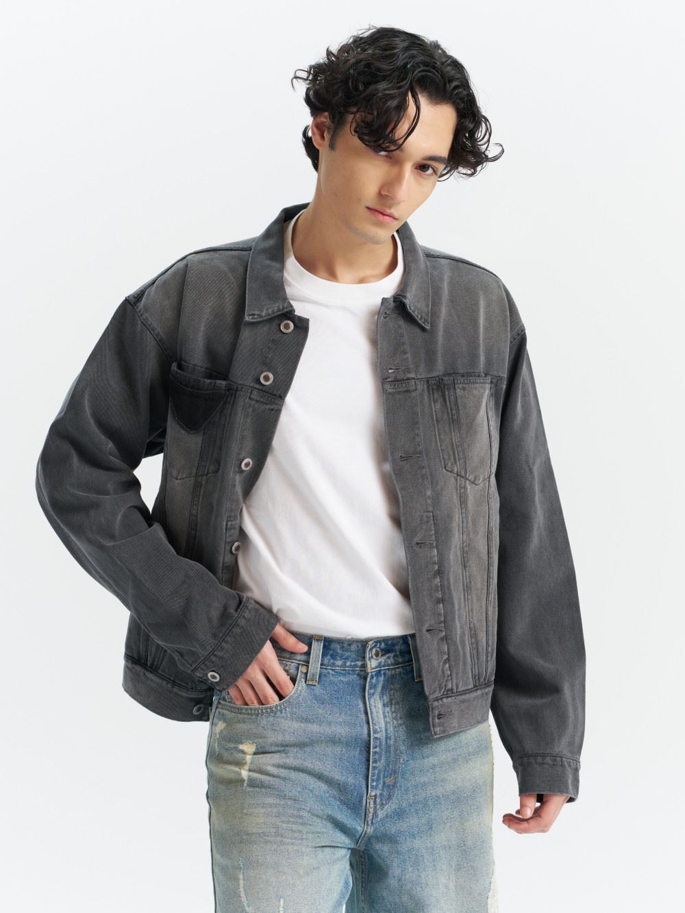 SILVERTAB™ 銀標系列 寬鬆TYPE III 牛仔外套 / 牛仔夾克 人氣新品