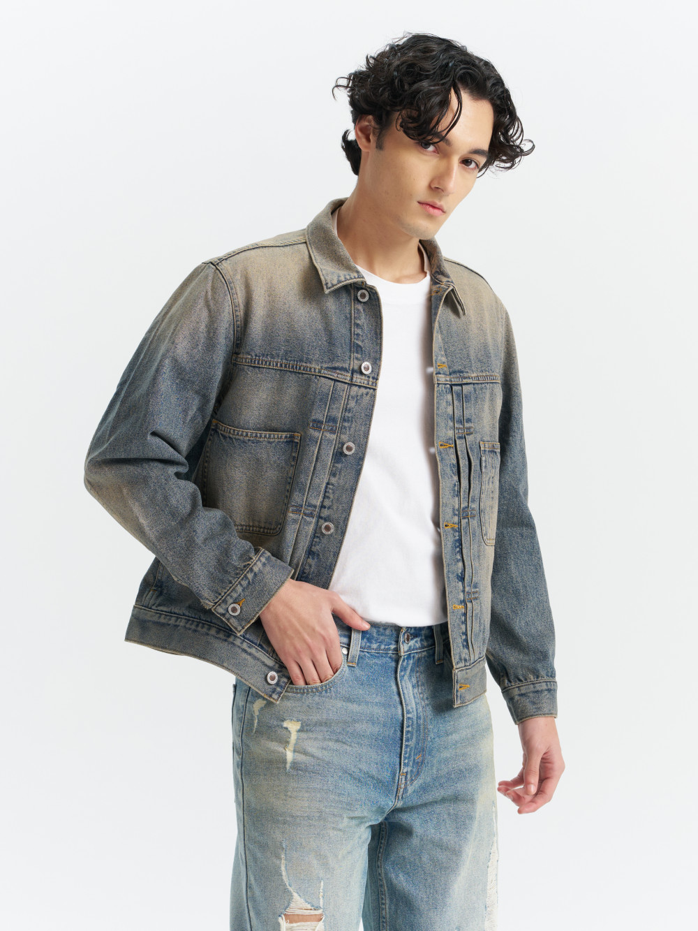 SILVERTAB™ 銀標系列 男款 變形TYPE II 牛仔外套 / 夾克 人氣新品