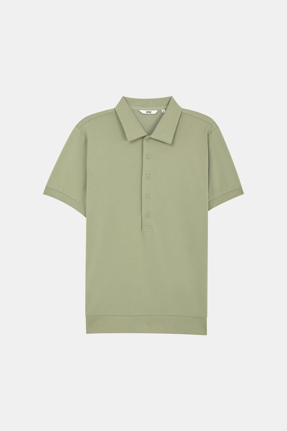 SST&C Military Green 5 Buttons POLO Shirt | 00232503001_4