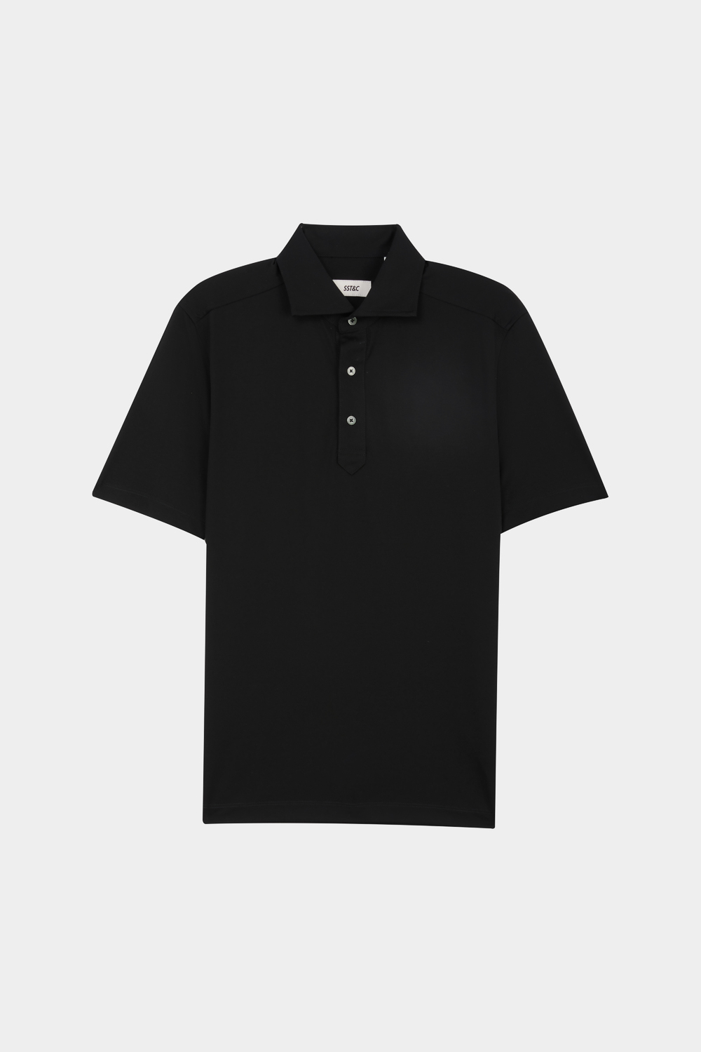 SST&C 黑色八字領POLO衫｜00232503006_4