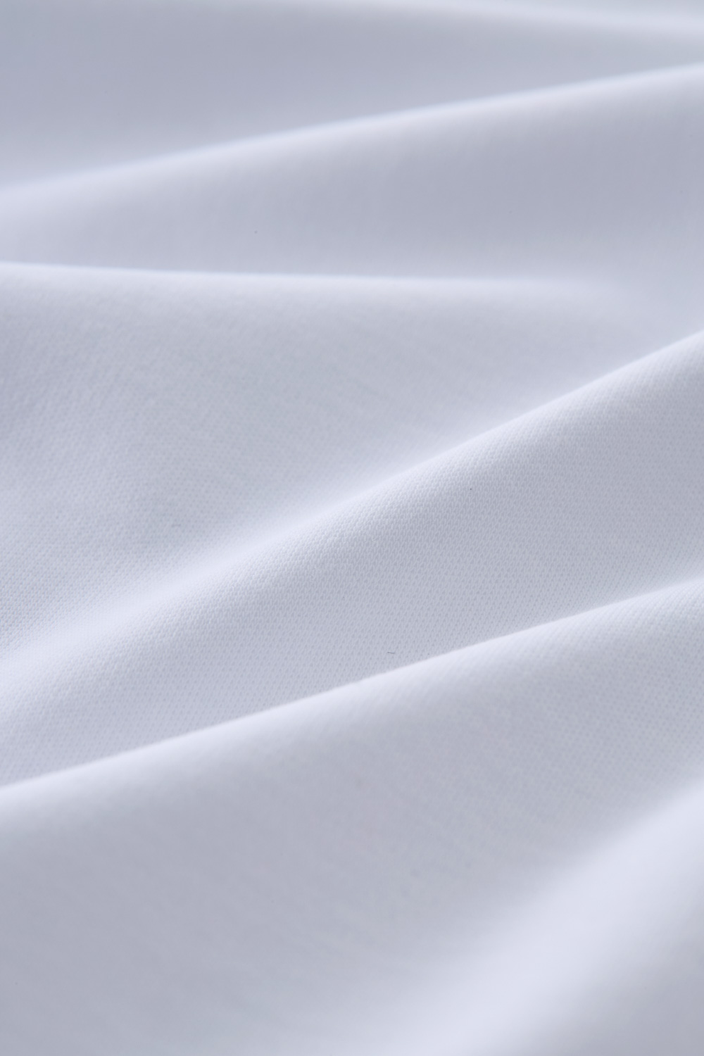 SST&C White Mercerized Cotton Crewneck T-Shirt | 00212503001_5
