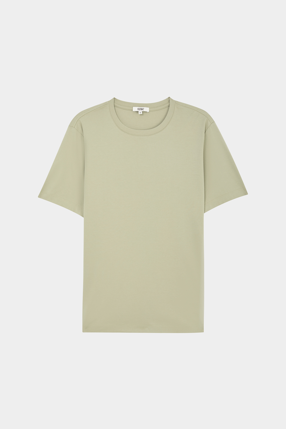 SST&C 蘚苔綠絲光棉圓領T-shirt｜00212503003_5