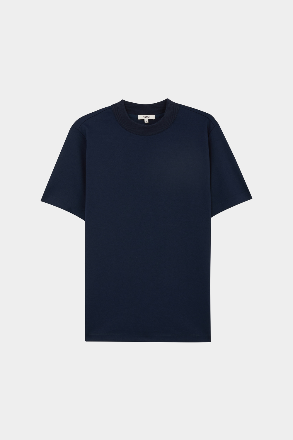 SST&C Navy Ice-feel High-neck T-shirt | 00212503005_4