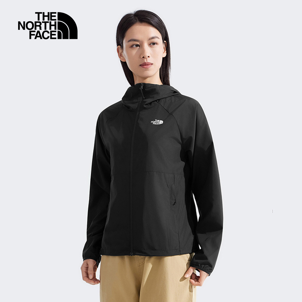 The North Face北面女款黑色UPF防曬防風外套｜8EXDJK3_7