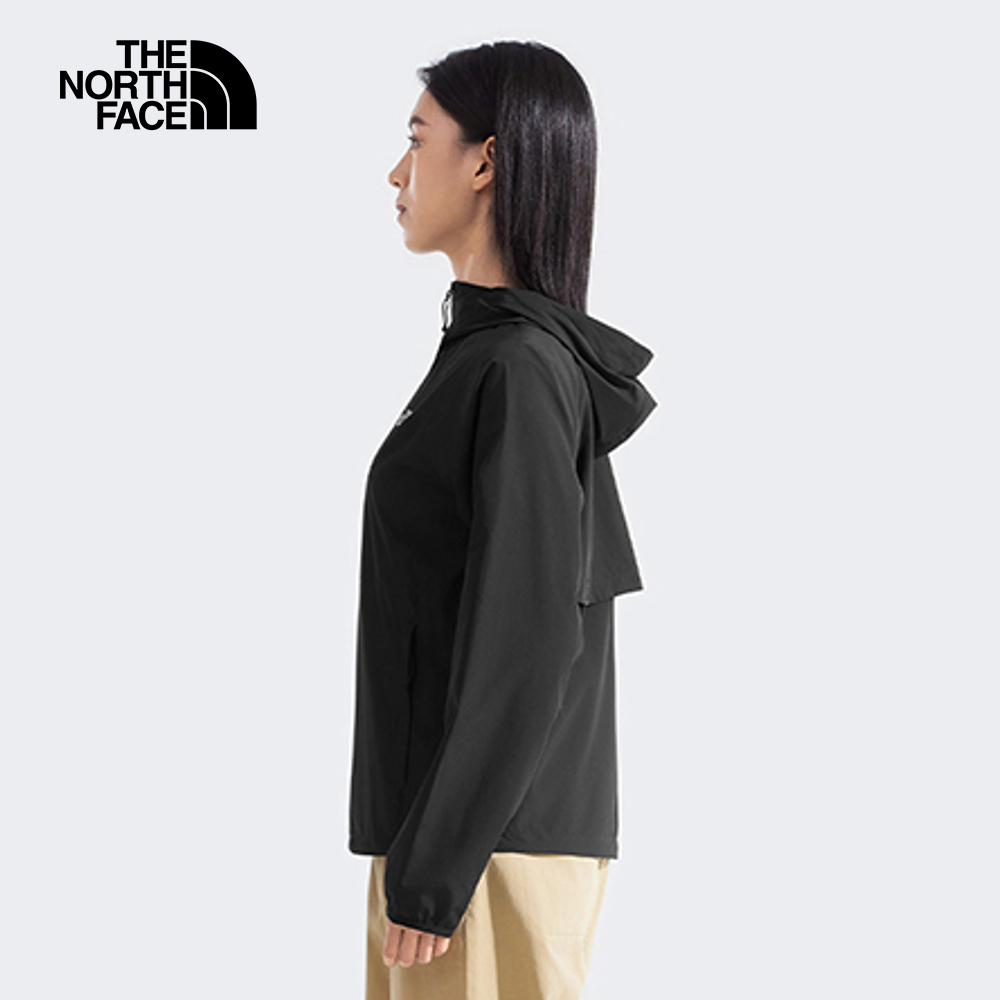 The North Face北面女款黑色UPF防曬防風外套｜8EXDJK3_9