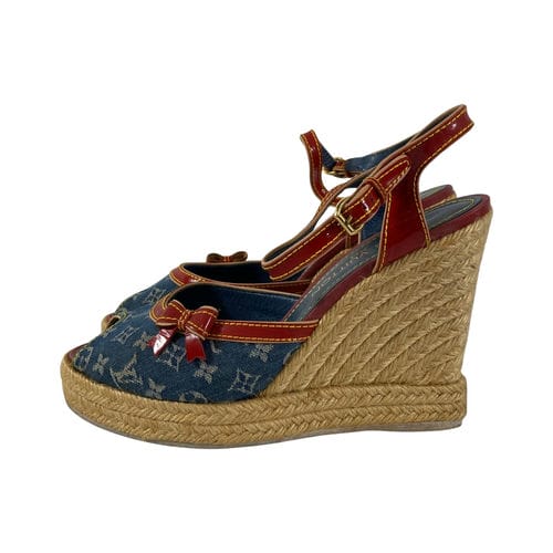 【桃園家樂福經國店】LOUIS VUITTON/涼鞋/39/CA1015