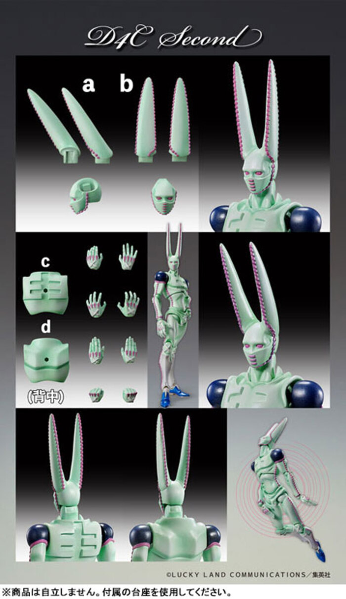 MEDICOS 超像可動 JOJO的奇妙冒險 第七部 飆馬野郎 D4C 二次色 可動完成品_6