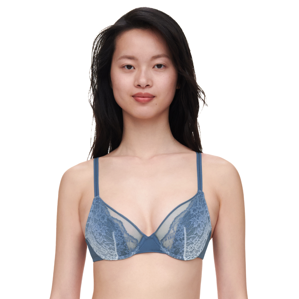 【Chantelle Pulp】深V Spacer T-Shirt Bra 內衣>CDE>水墨藍(22MND_A35)【Crush】_0