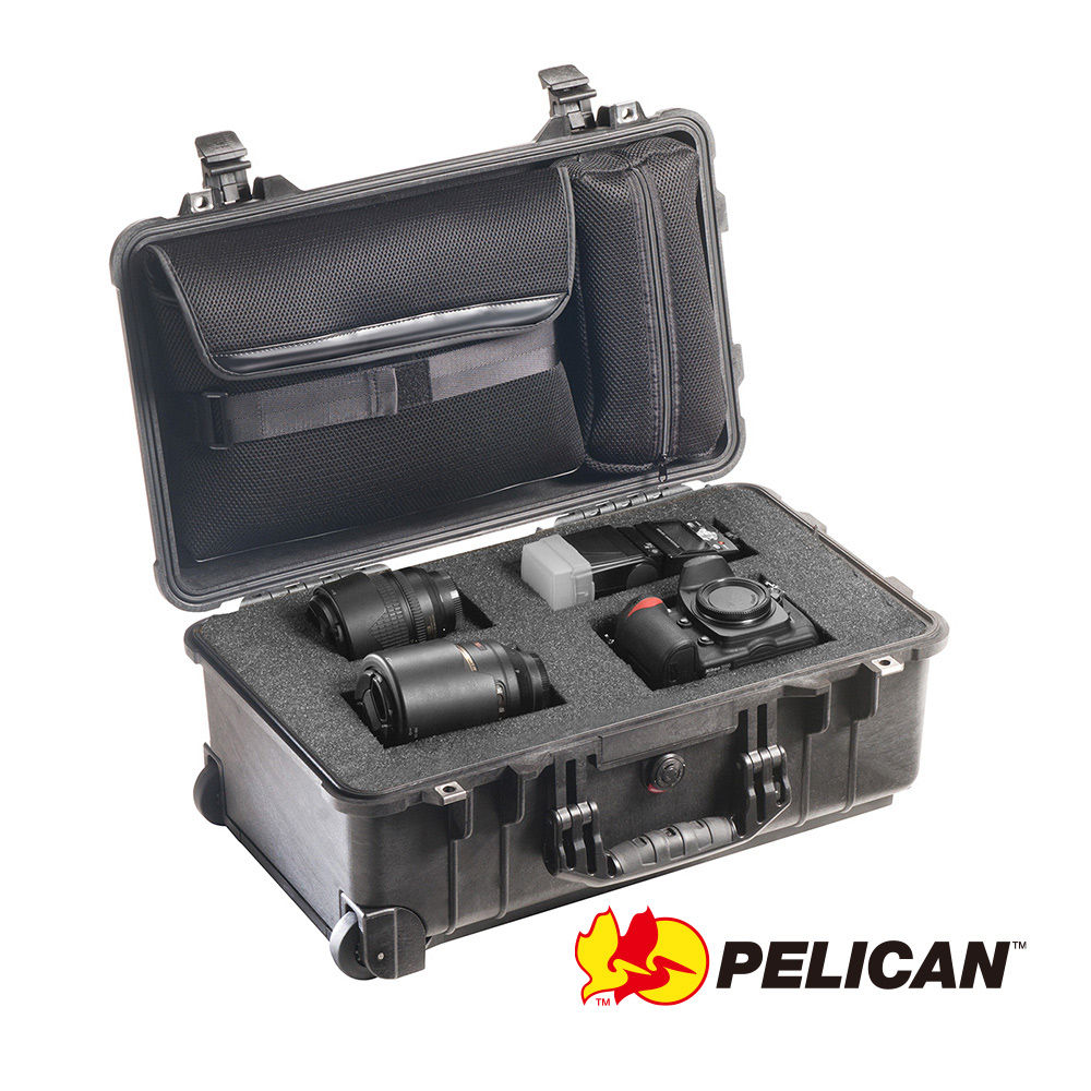 【PELICAN】1510 LFC 氣密箱含筆電頂層包+泡棉 黑色 公司貨_0