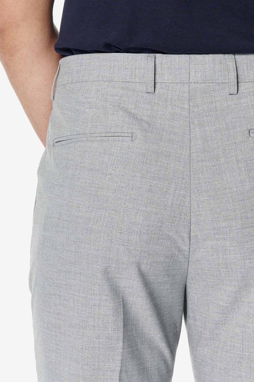 SST&C Light Grey Slim Trousers | 00022503001_0