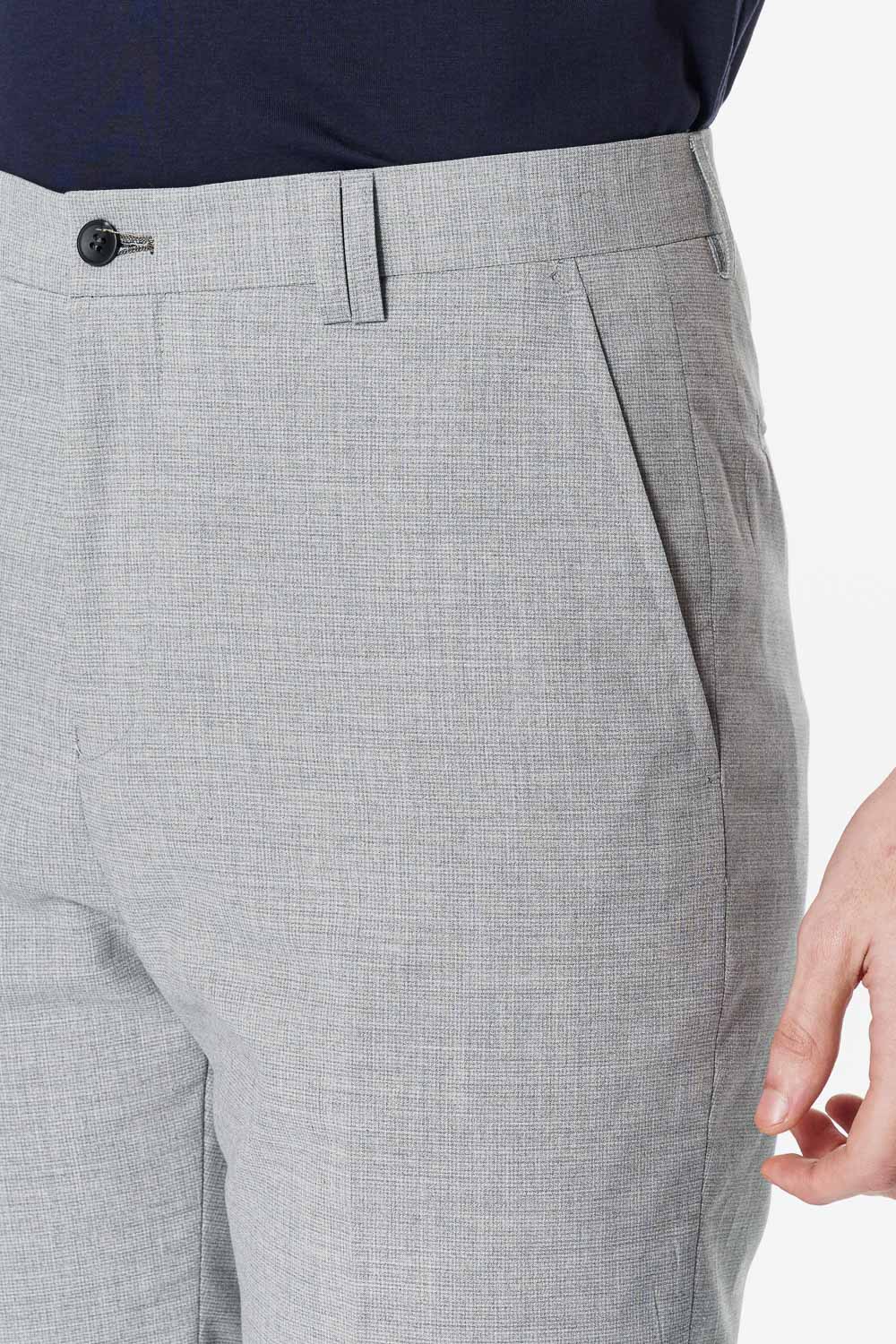 SST&C Light Grey Slim Trousers | 00022503001_4