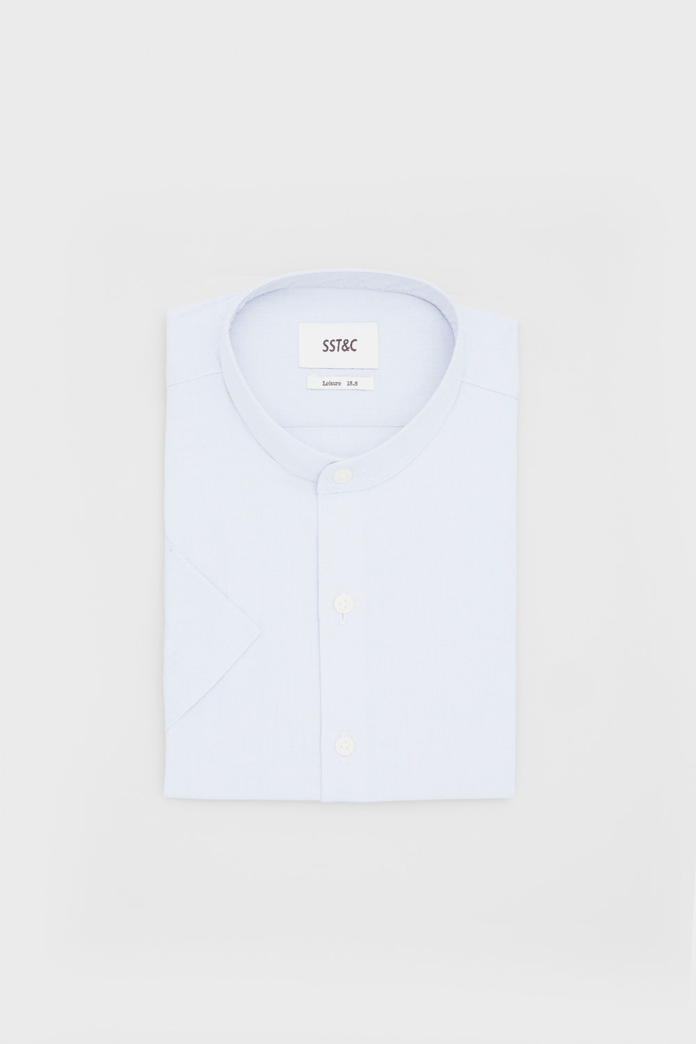 SST&C Silver Textured Leisure Fit Shirt | 00072503005_4