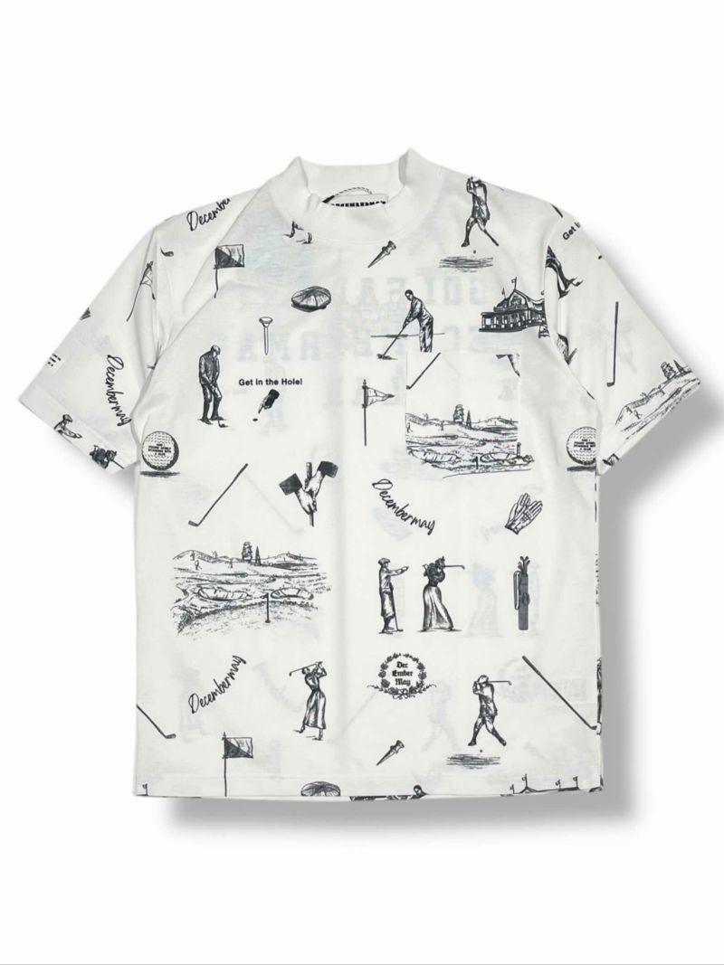 【DECEMBERMAY】GOLFADDICT mock tee_UNISEX 4-505-1113