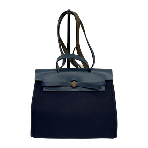 【桃園統領店】HERMES/後背包//2002 刻印口f