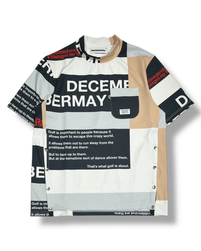 【DECEMBERMAY】Tricolor Half sleeve Tee_UNISEX 4-505-1109