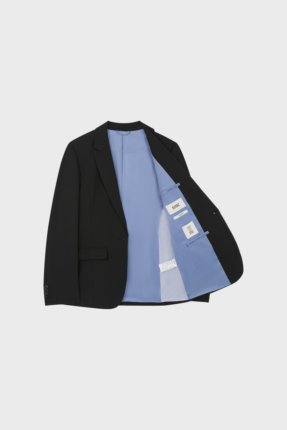 SST&C Black Leisure Fit Suit | 01012503002_6