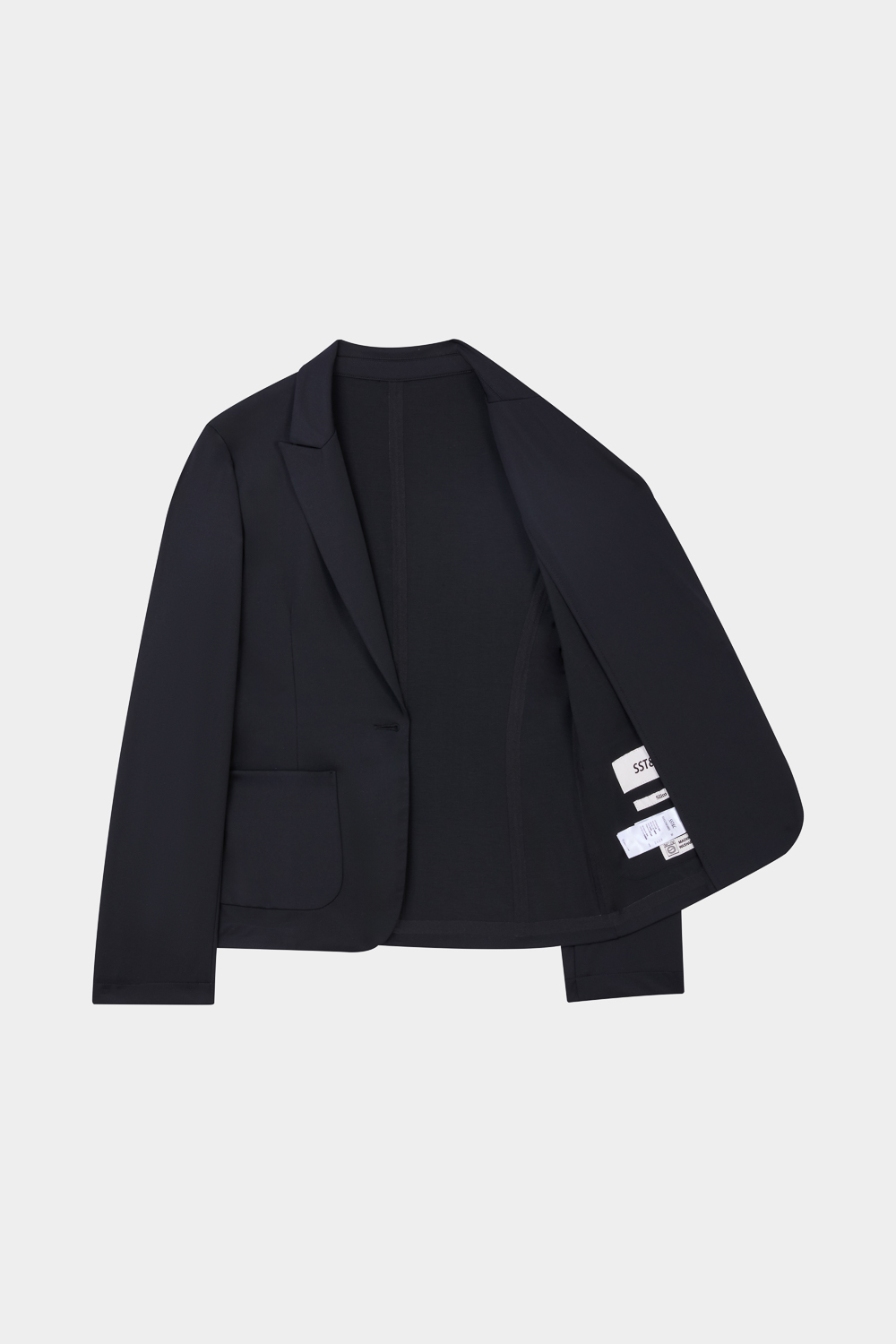 SST&C Black Slim Fit Suit | 01012503005_5