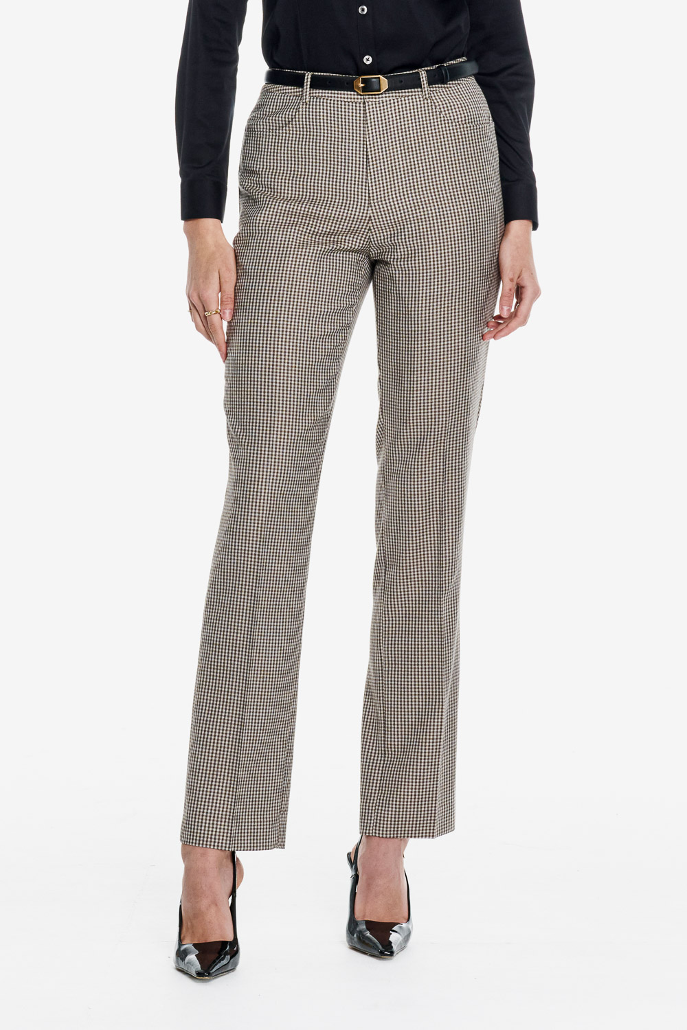 SST&C Classic Plaid Classic Fit Trousers | 01022503004_0