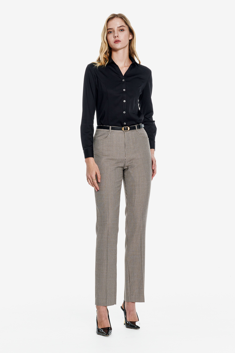 SST&C Classic Plaid Classic Fit Trousers | 01022503004_1