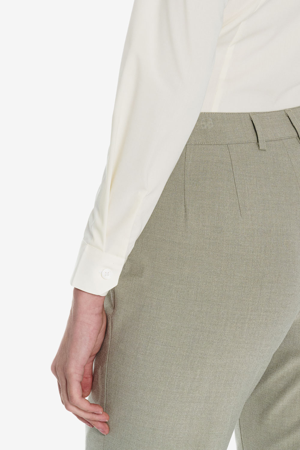 SST&C Light Yellow Wide Spread Collar Slim Fit Shirt | 01062503007_4