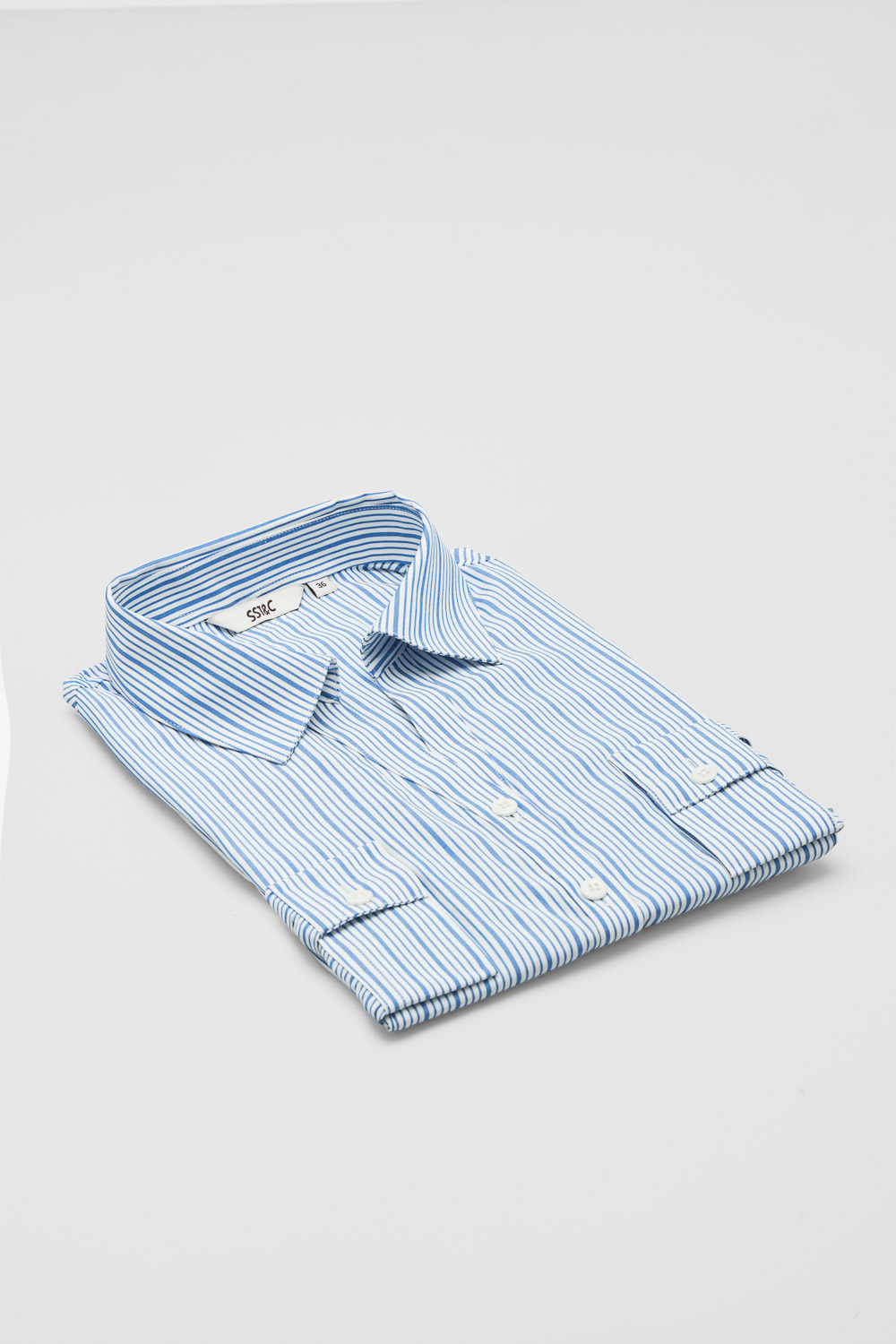 SST&C Blue Sky V Collar Slim Fit Shirt | 01062503009_6