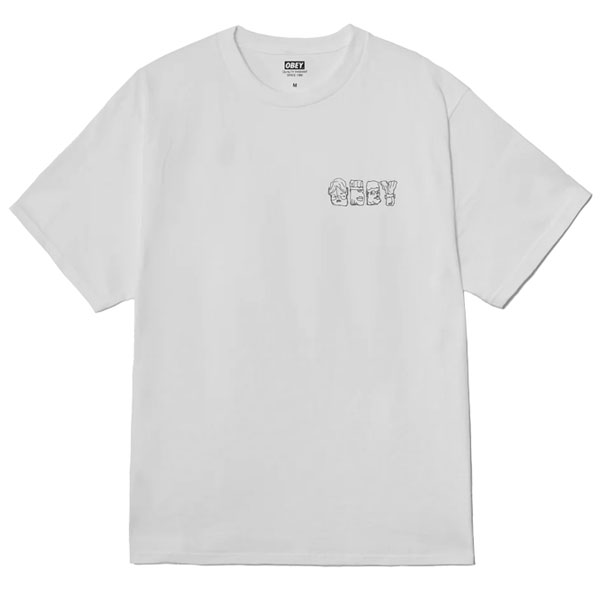 OBEY 165264082-WHT ABSTRACT THINGS CLASSIC TEE 短T (白色)_1