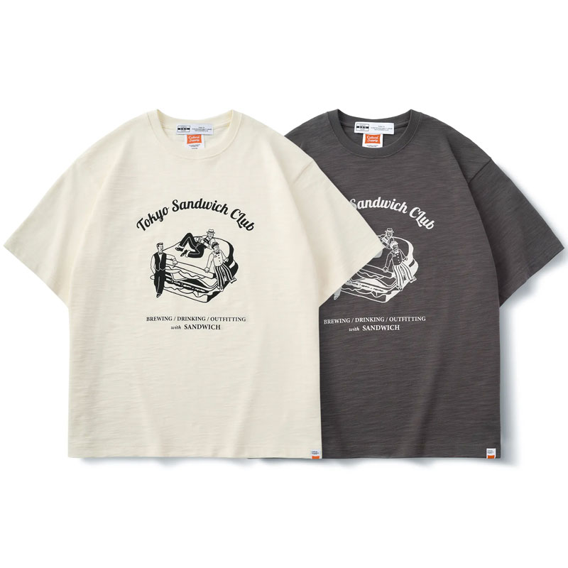 FILTER017 x B.D.O. 東京三明治俱樂部 BLT&MAN TEE 三明治與文化人 竹節棉 短T (二色)_0