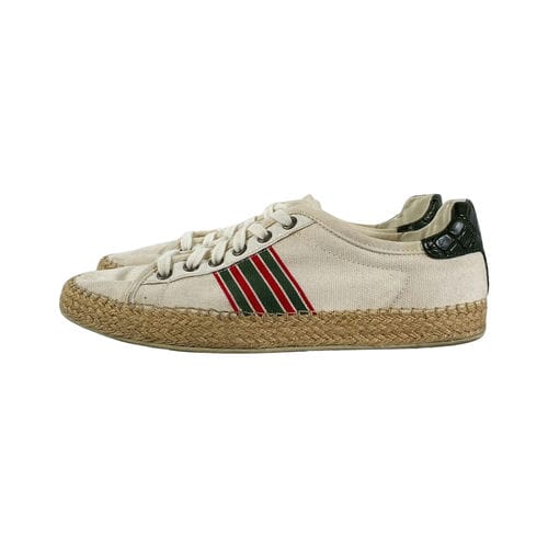 【桃園家樂福經國店】GUCCI/草編鞋/6M/308235