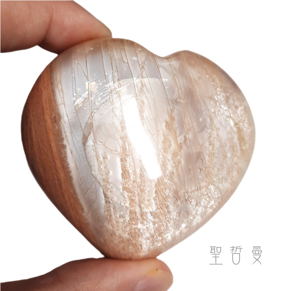 🍊橙月光石大愛心0325-20號 Orange Moonstone ~提升魅力、安撫情緒、緩解衝突_1