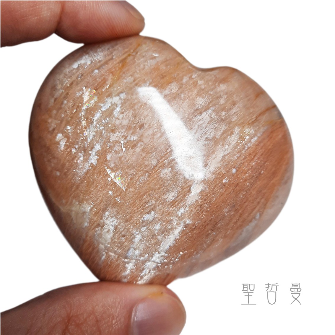 🍊橙月光石大愛心0325-20號 Orange Moonstone ~提升魅力、安撫情緒、緩解衝突_3