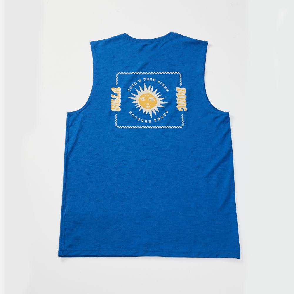 【BILLABONG】Shining Muscle Sleeveless Rashguard 防磨背心 藍色 (KBB251-10)_2