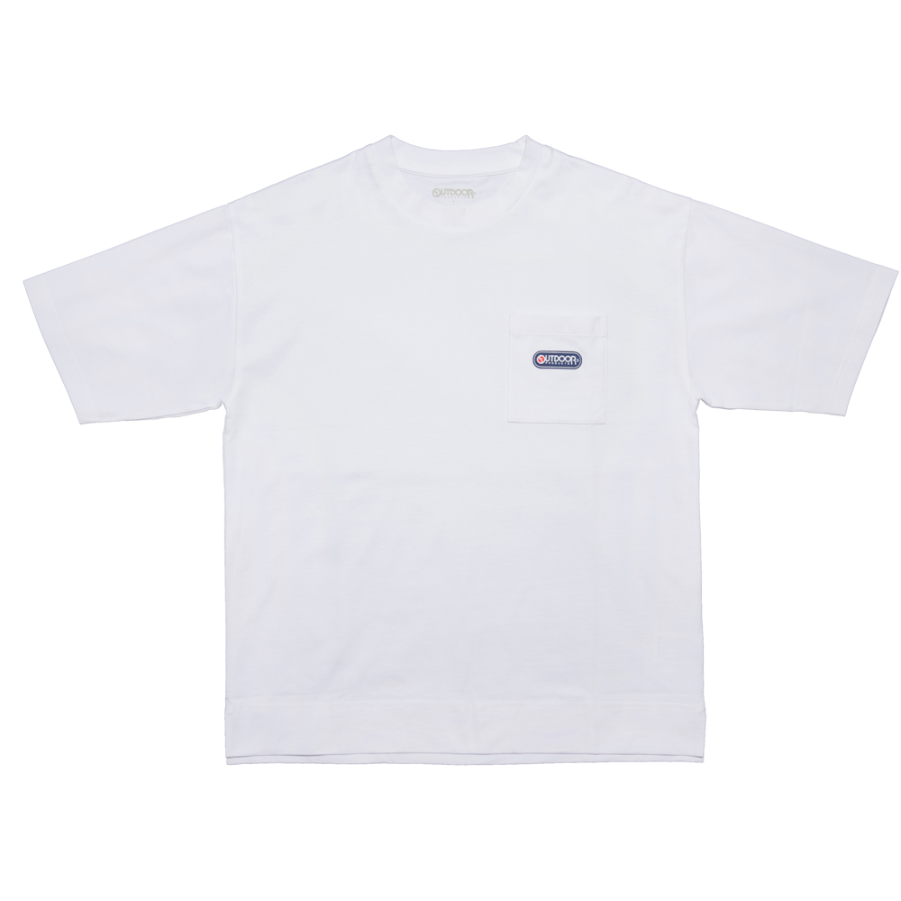 【OUTDOOR】Oversize 口袋T恤-白色 ODT003WT (ODCLO)