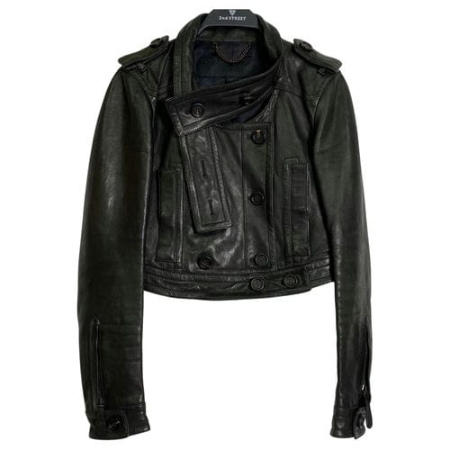 【高雄大立店】BURBERRY PRORSUM COLLECTION/皮革外套/38/4469444