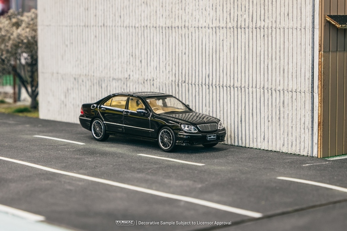 TARMAC WORKS 1/64 賓士 Mercedes-Benz S-Class Wald Black T64G-072-BK_2