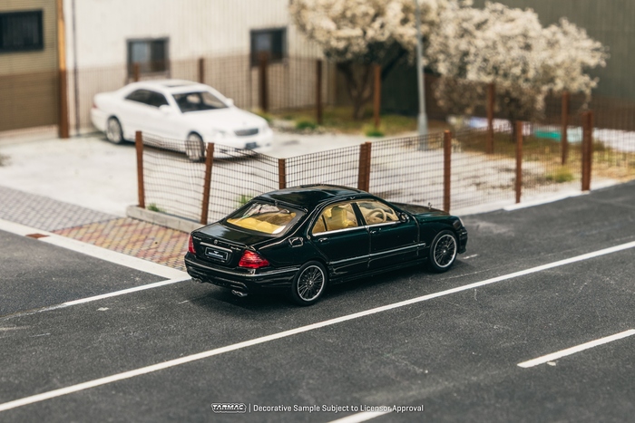 TARMAC WORKS 1/64 賓士 Mercedes-Benz S-Class Wald Black T64G-072-BK_4