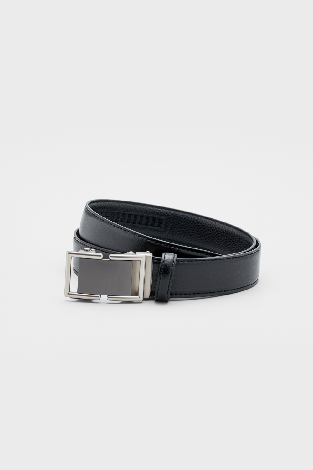 SST&C Black Automatic Buckle Belt | 00312503004_1