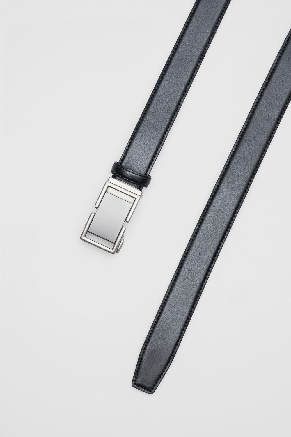 SST&C Black Automatic Buckle Belt | 00312503004_2