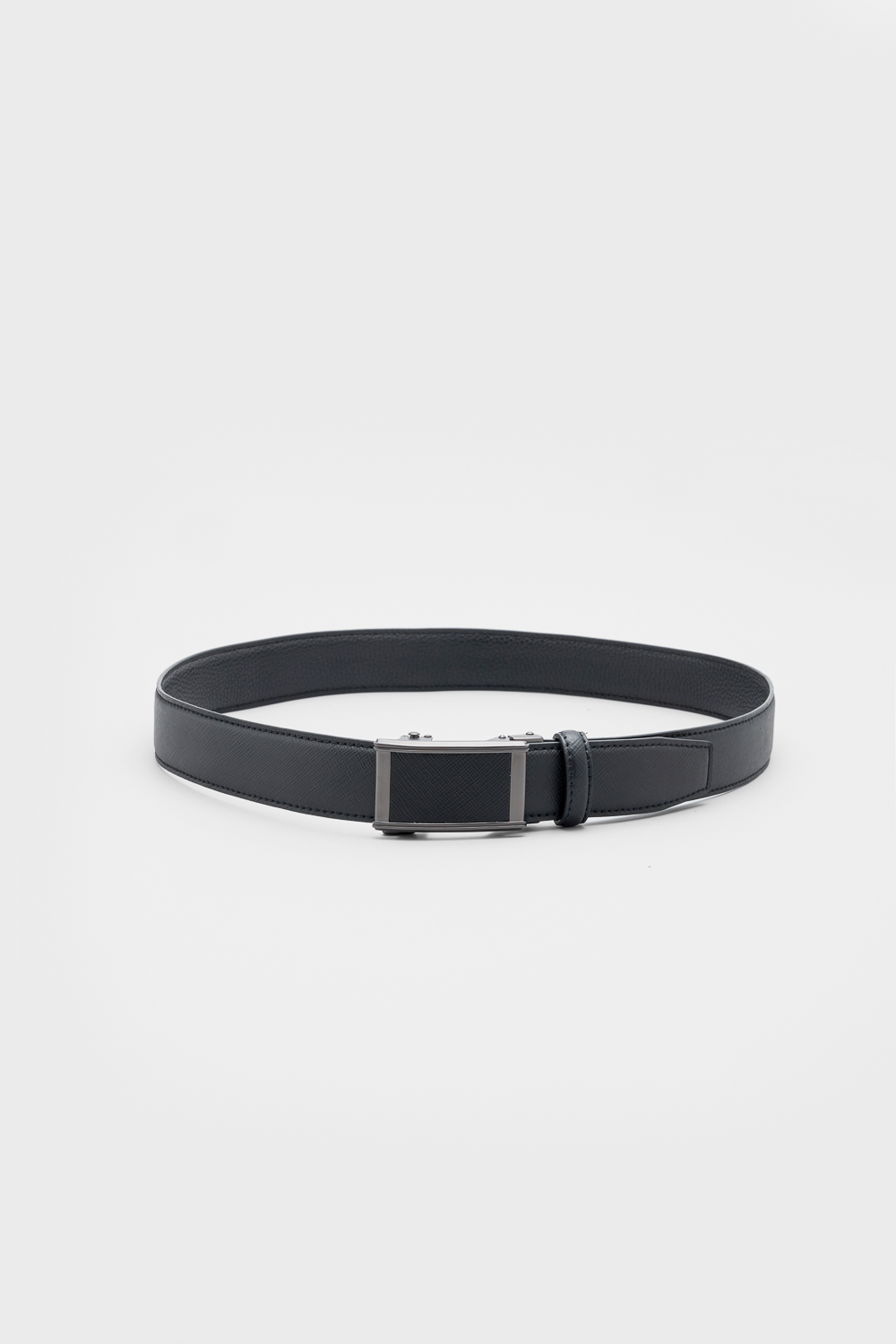SST&C Black Automatic Buckle Belt | 00312503005_0