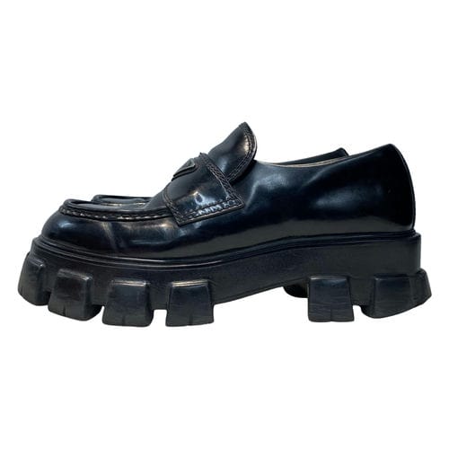 【微風信義店】PRADA/樂福鞋/UK7/2de129