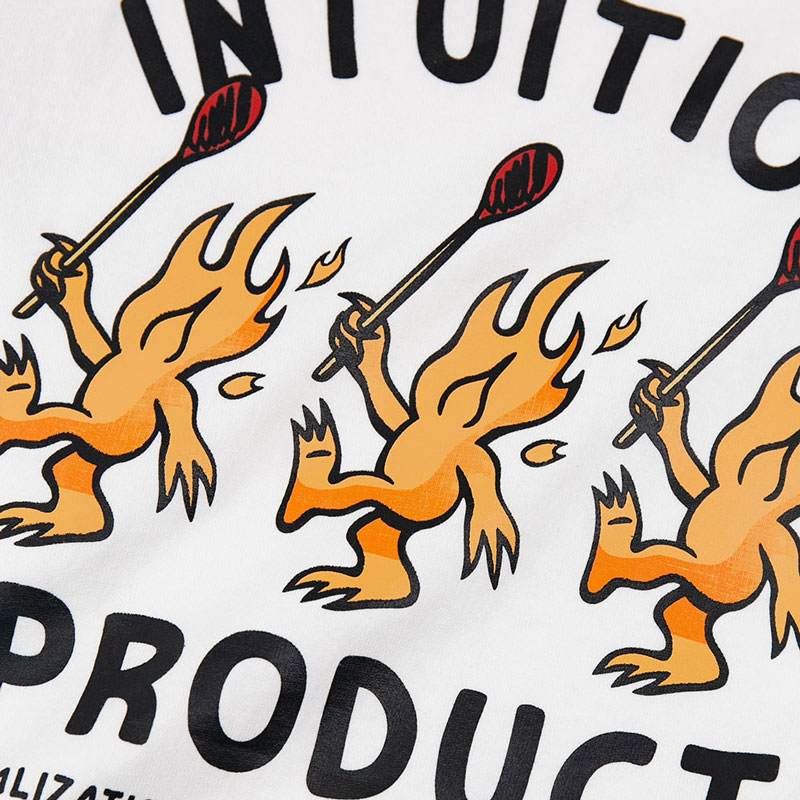 IDEALISM ID25027-WH FIRE BOYS TEE 火柴人 短T (白色)_3