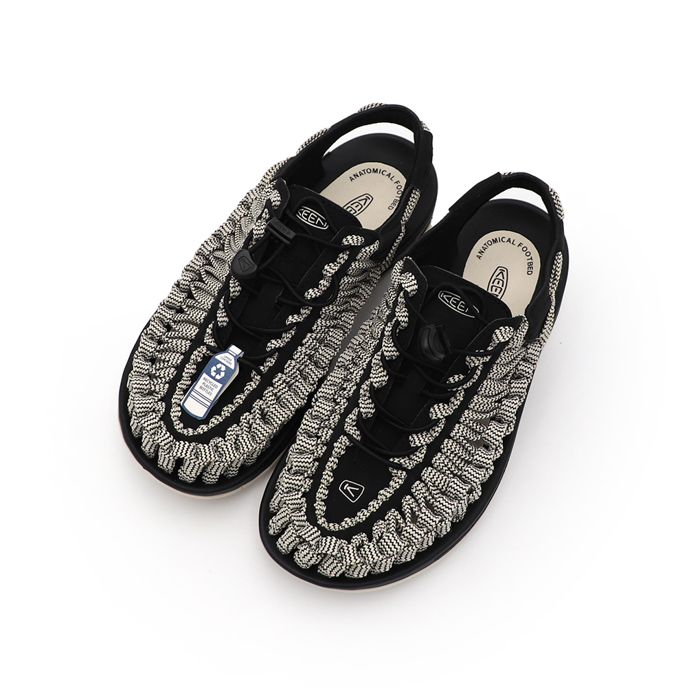 KEEN UNEEK Flat Cord Sneaker x RFW 鐵灰 健行 透氣 休閒 拉繩 涼鞋 男款 B5569【新竹皇家1028876】_1